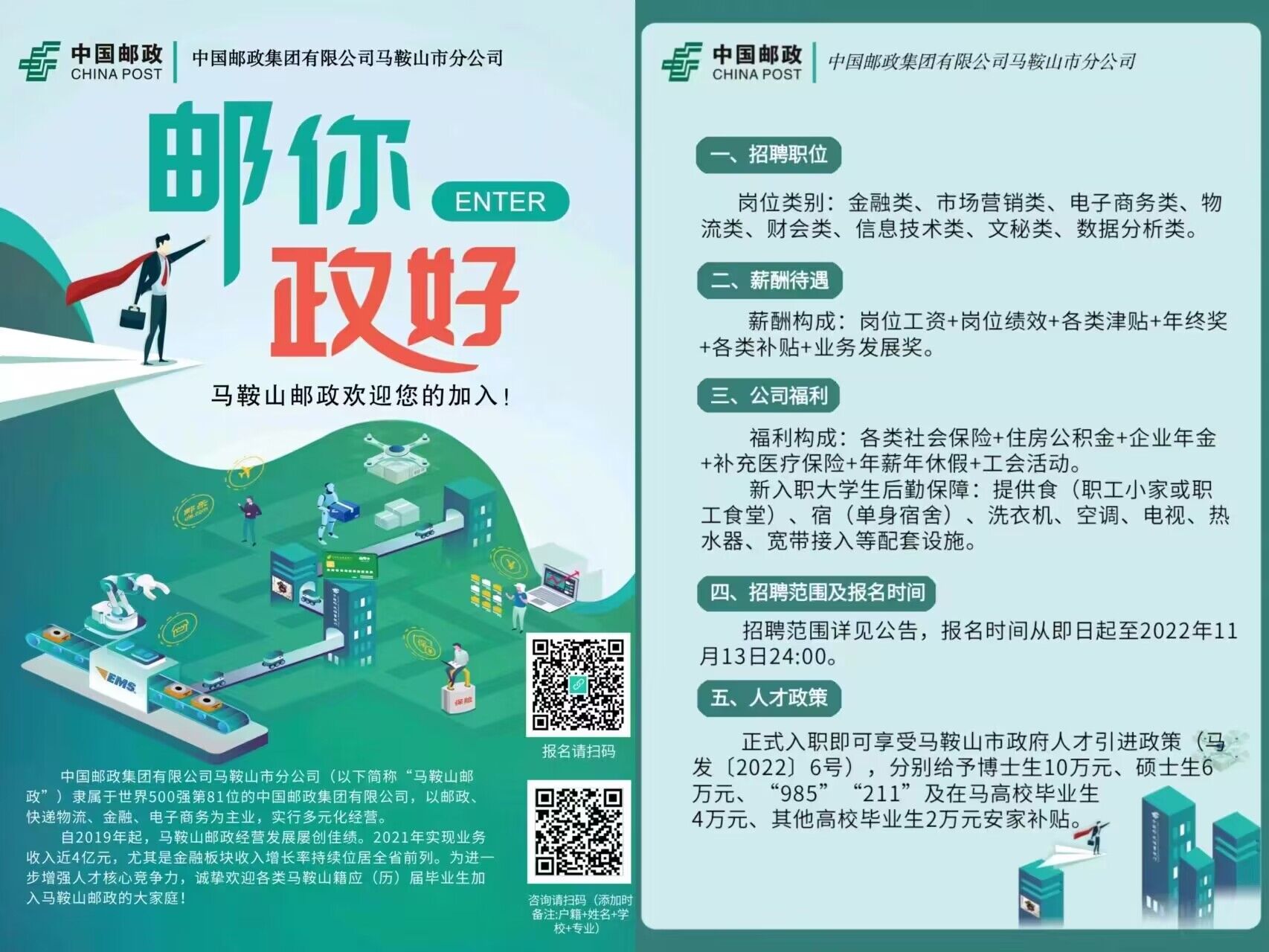 威海市市邮政局最新招聘信息